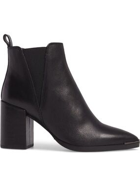 Tony Bianco Bello Black Leather Bootie Size 8 EUC